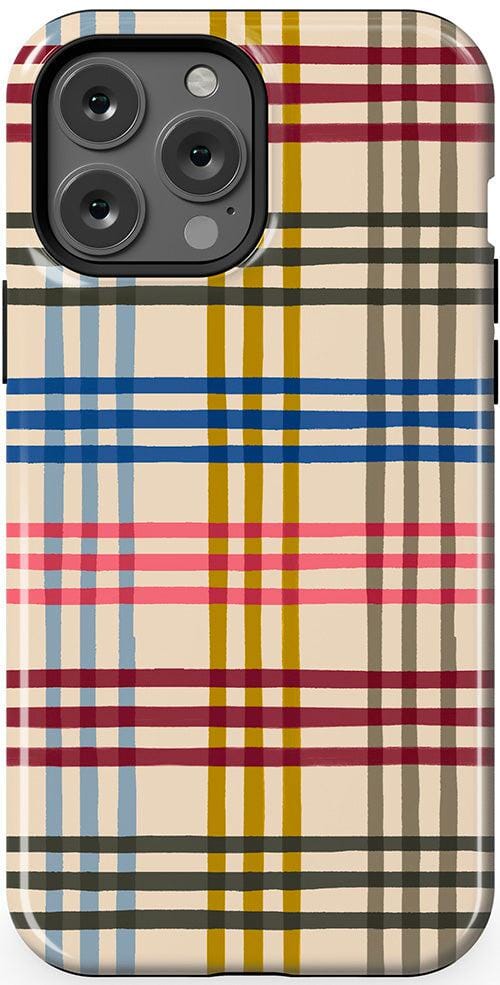 Casetry Colorful Plaid | Kitty and Vibe Holiday Case - view 10