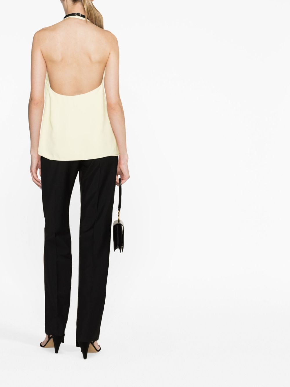 Jil Sander Halterneck open-back top - view 3