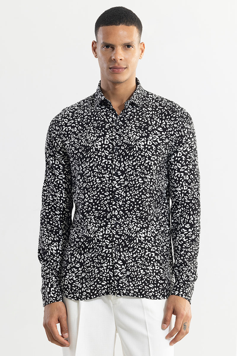 SNITCH Spotted Pardus Black Shirt - view 6