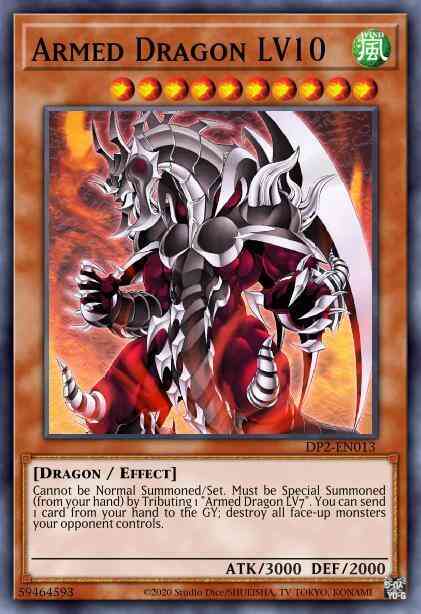 Yu-Gi-Oh! Armed Dragon LV10 - DP2-EN013 - Ultra Rare - Unlimited