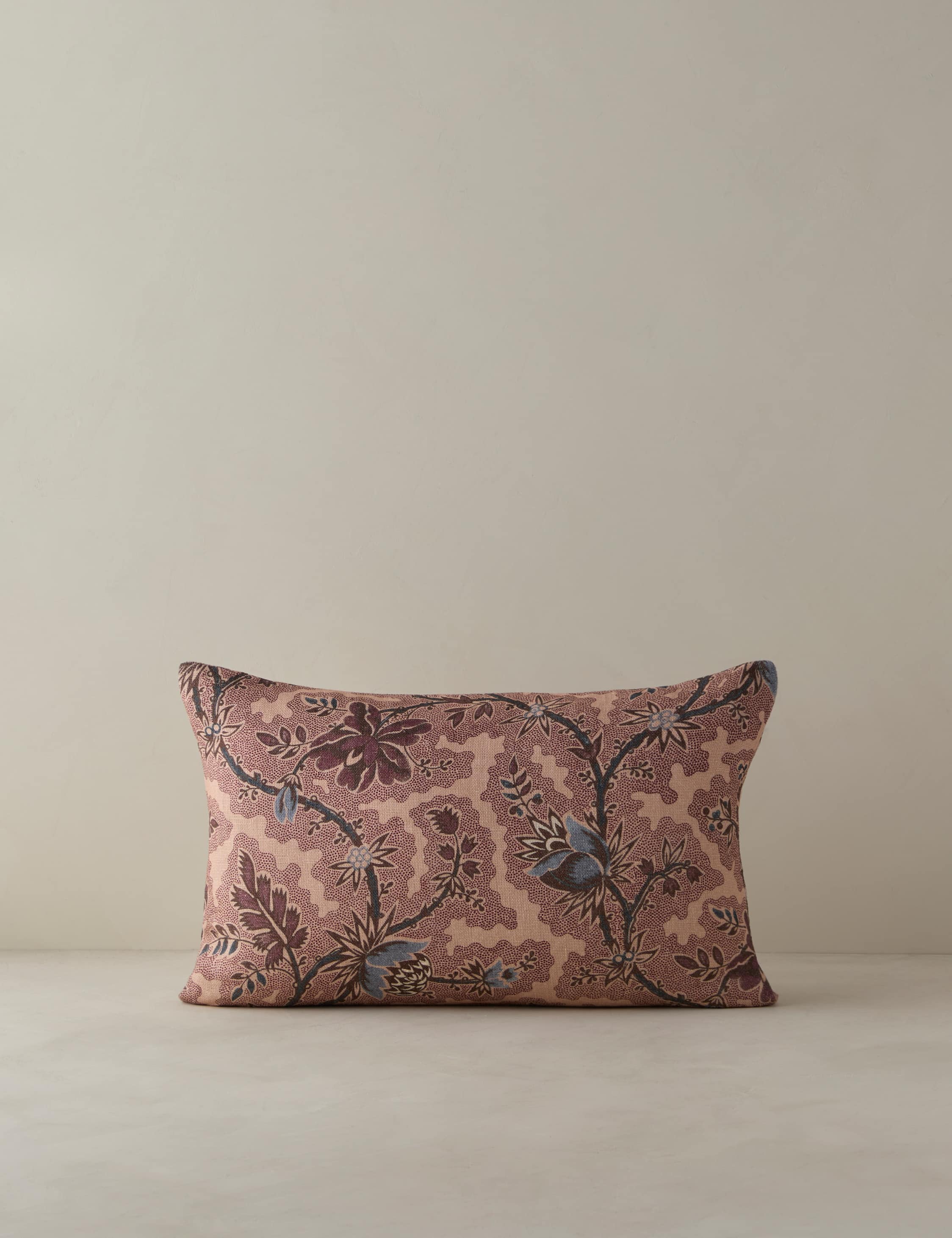 Lulu and Georgia Brubeck Linen Pillow – Blush