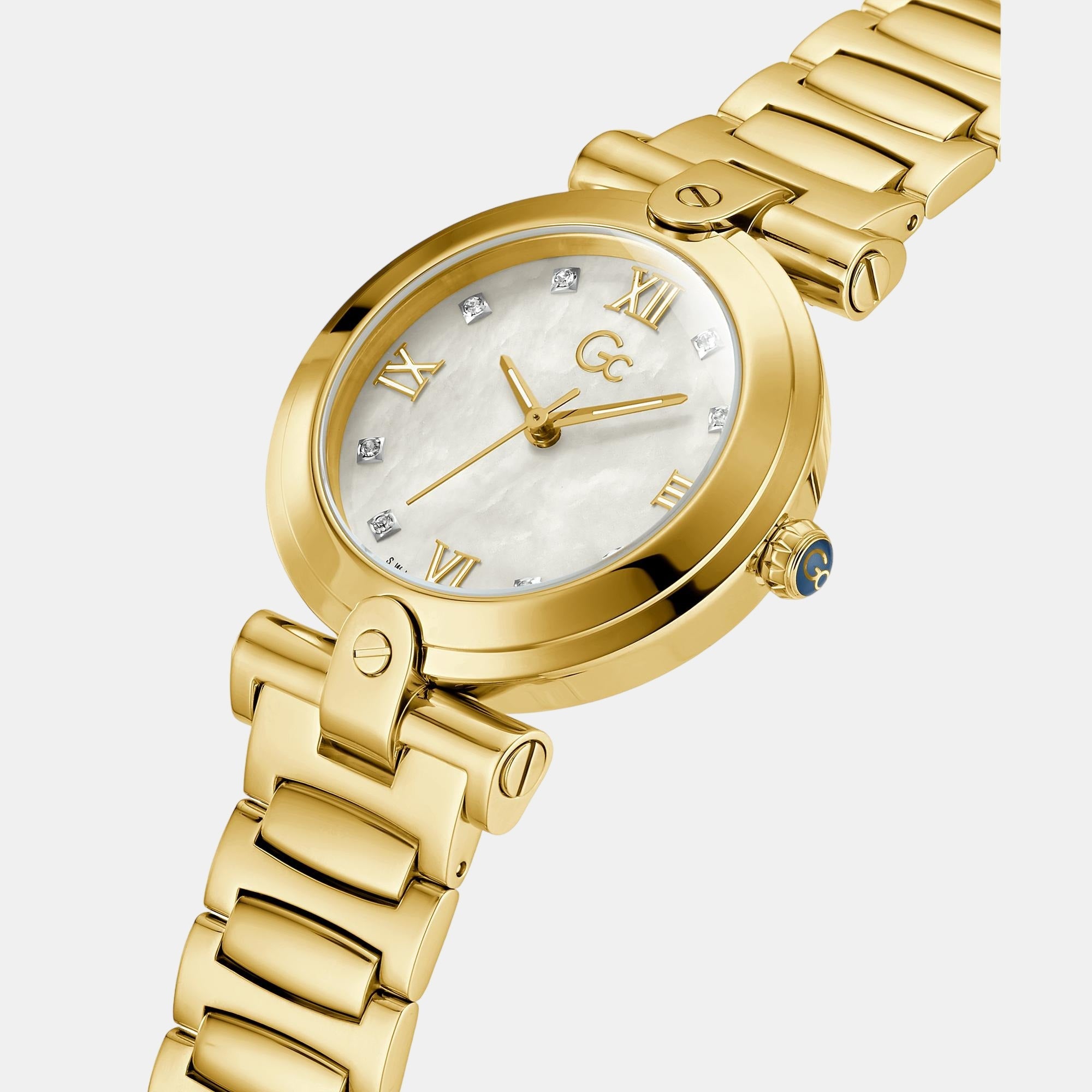 GC Fusion Women Quartz White Dial Analog Stainless Steel Watch Y96002L1MF - view 4