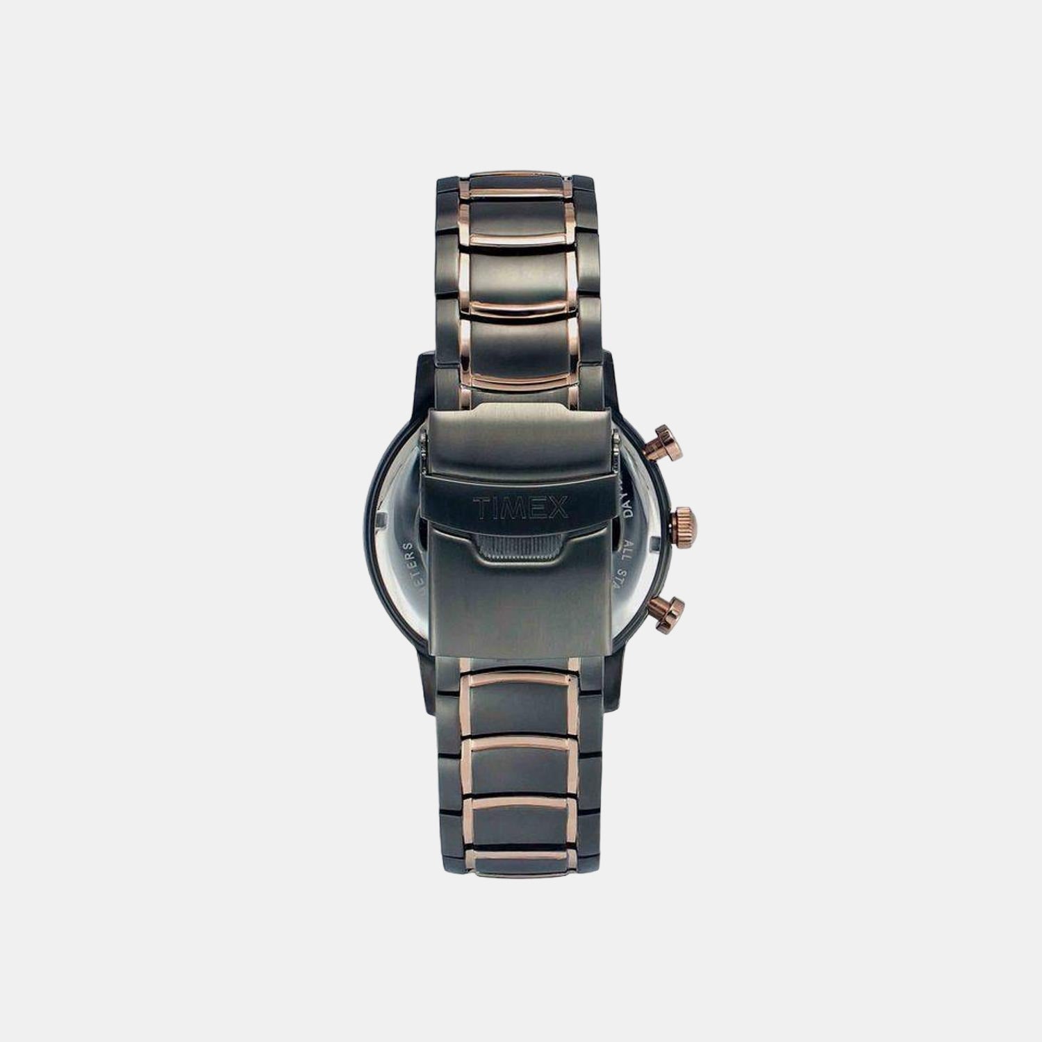 Timex E Class Men Quartz Black Dial Chronograph Stainless Steel Watch TWEG20201 - view 2