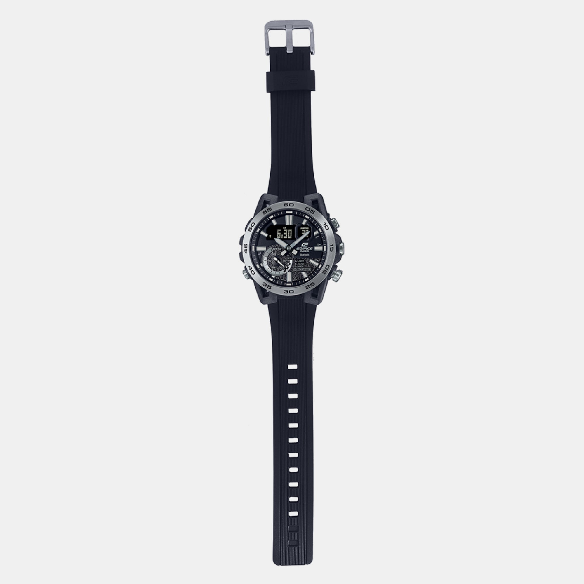 Casio Edifice Men Quartz Black Dial Analog-Digital Resin Watch ED578 - view 5