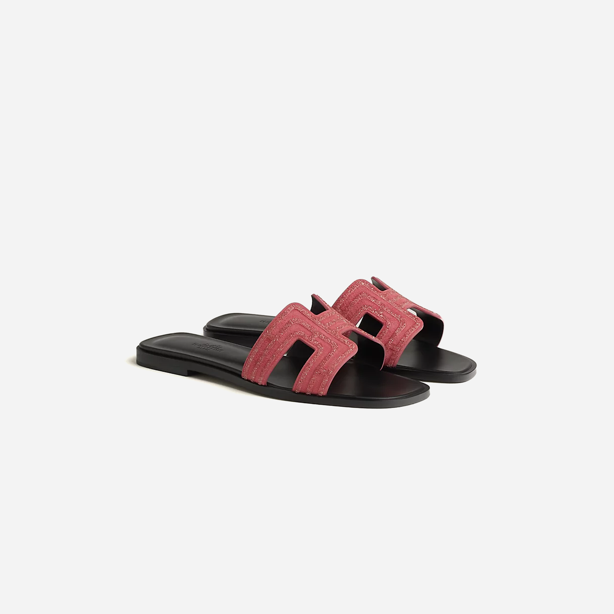 Hermes Oran sandal Rose Amarante - view 2