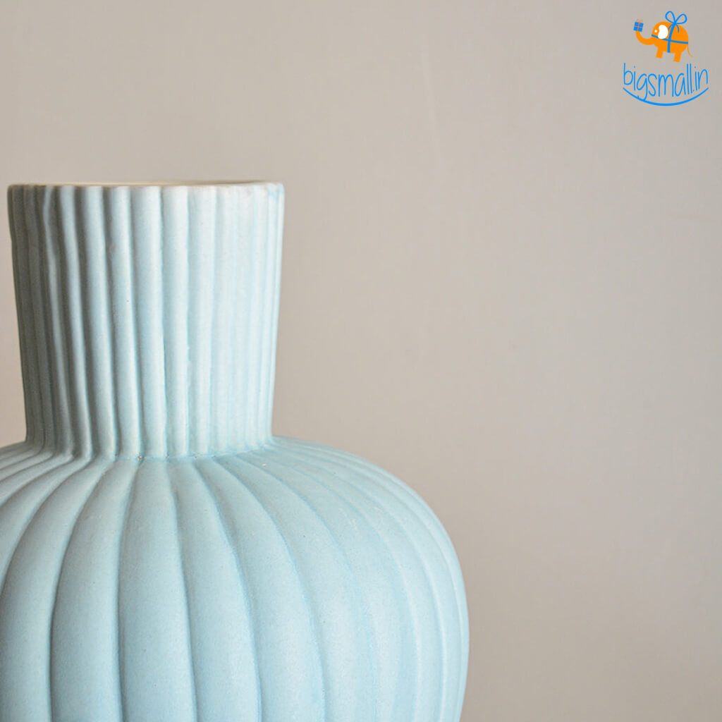 Hollyhock Victorian Ceramic Vase - view 11