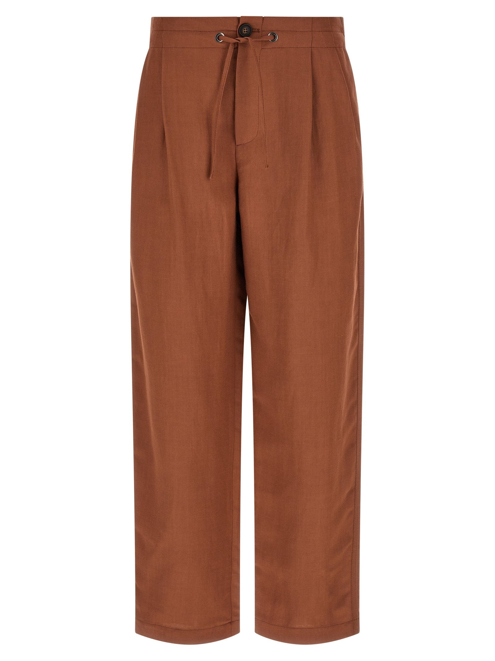 Brunello Cucinelli Tailored Track Pants – 72% viscose, 28% linen