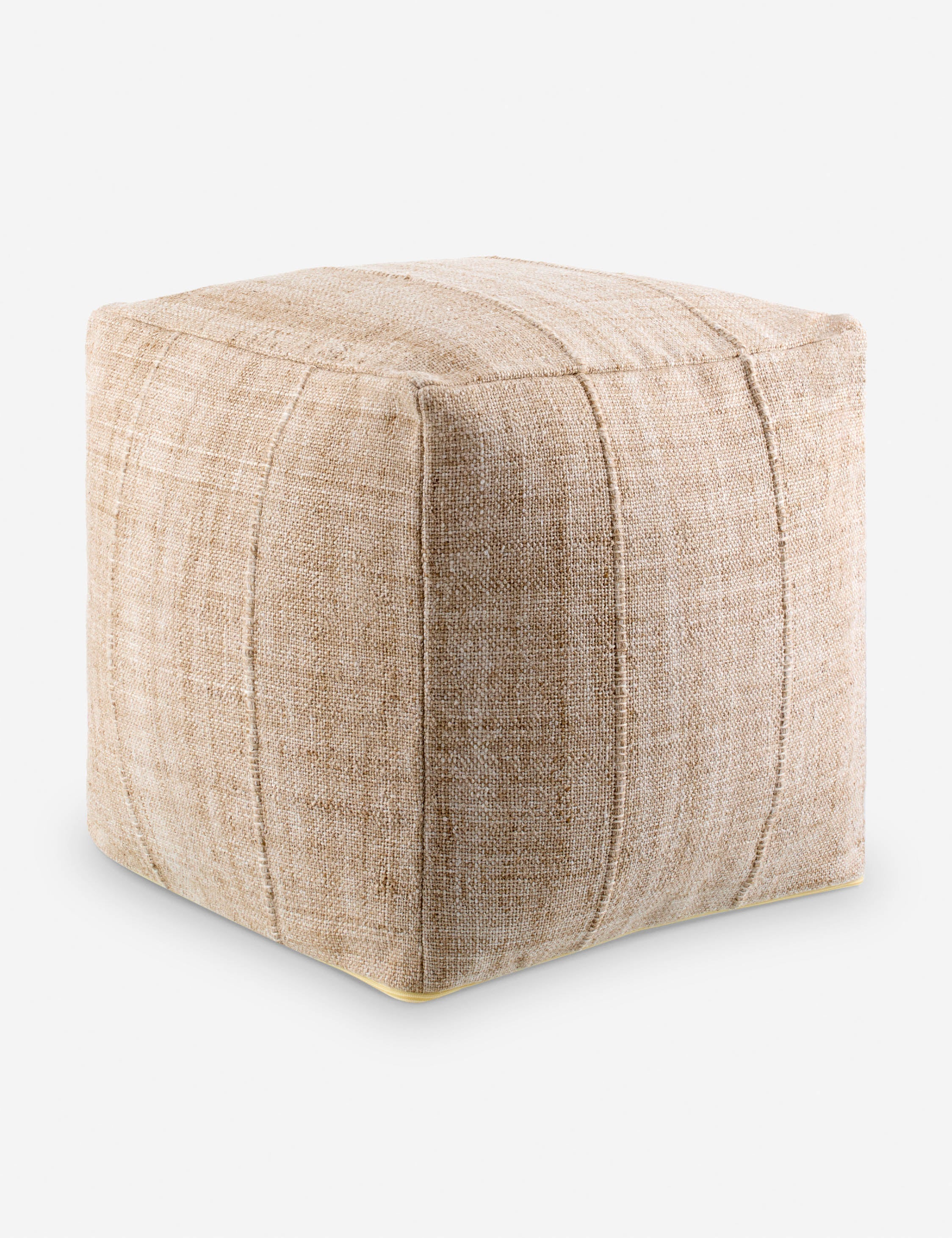Lulu and Georgia Sanji Indoor / Outdoor Square Pouf - view 2