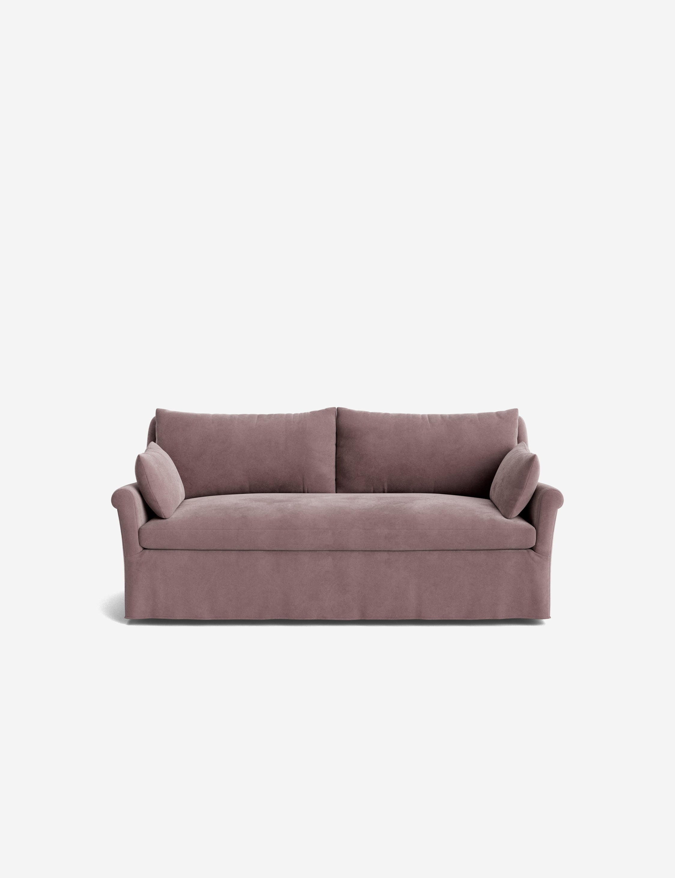 Lulu and Georgia Portola Rolled Arm Slipcover Sofa - view 52