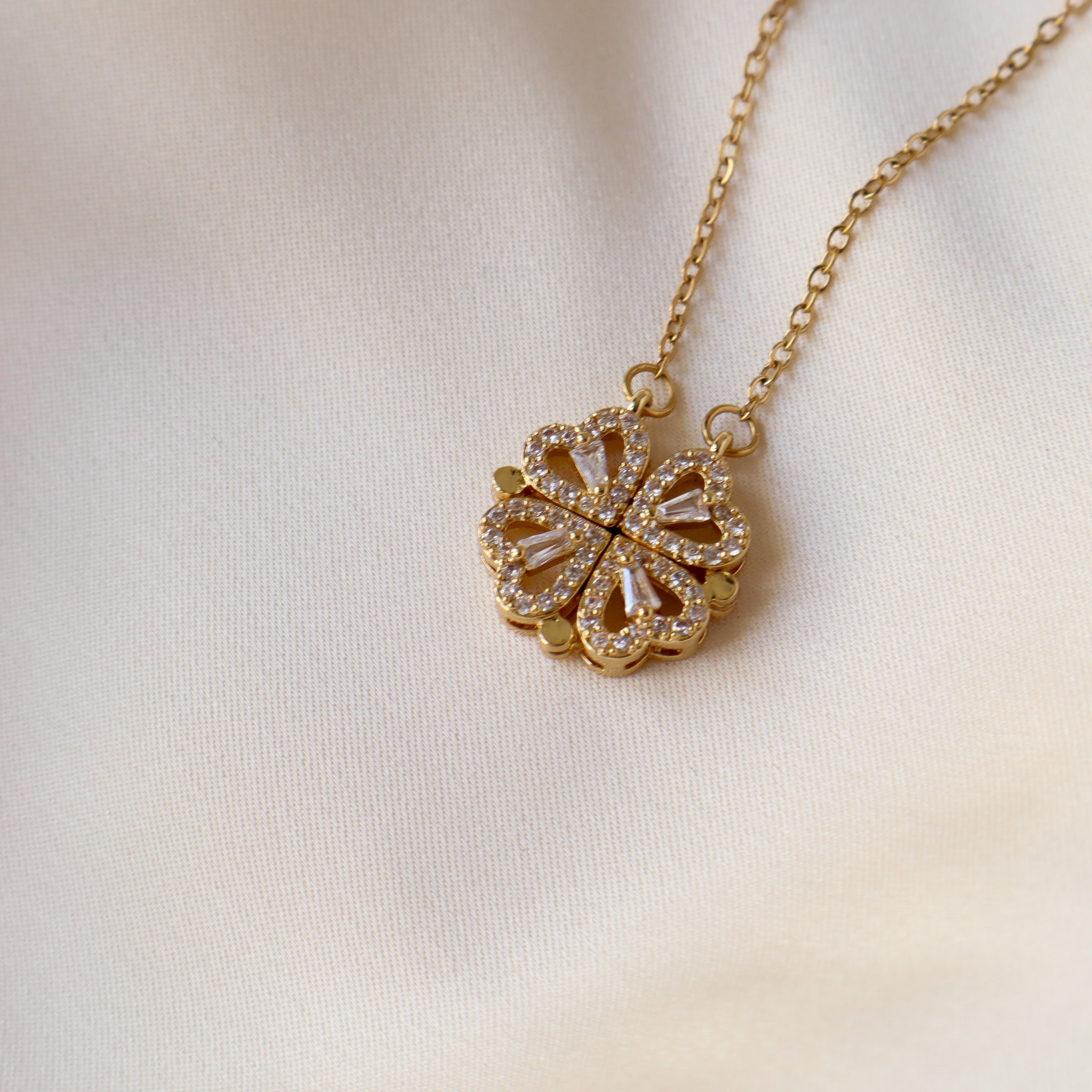 Ash Designs Clover 18K Gold Plated Necklace - view 3