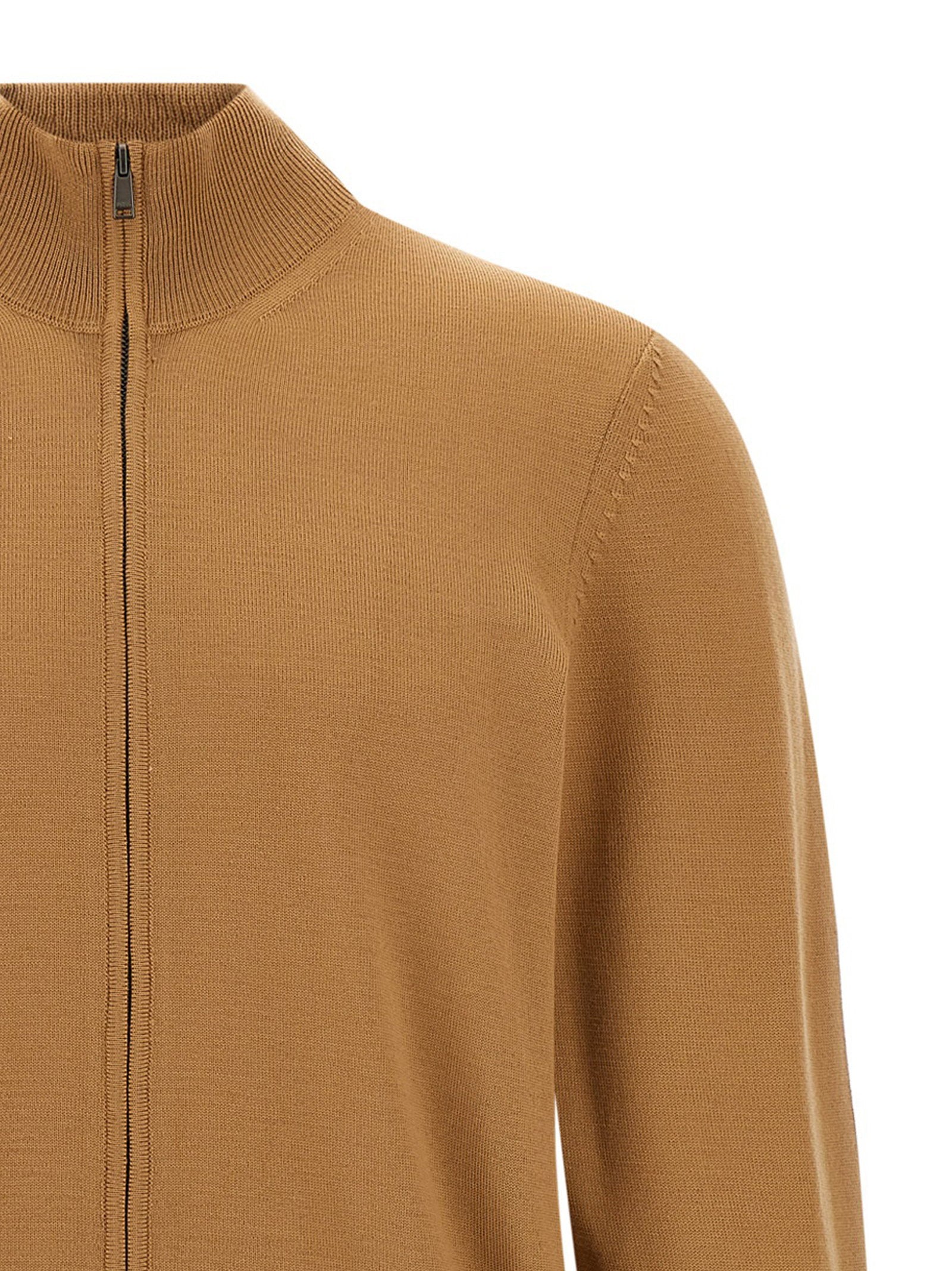 Hugo Boss Shaved Knit Cardigan – 100% virgin wool - view 3