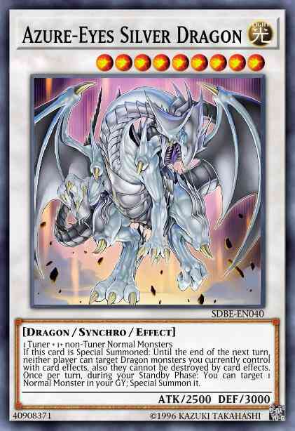 Yu-Gi-Oh! Azure-Eyes Silver Dragon - LCKC-EN066 - Secret Rare - 1st Edition