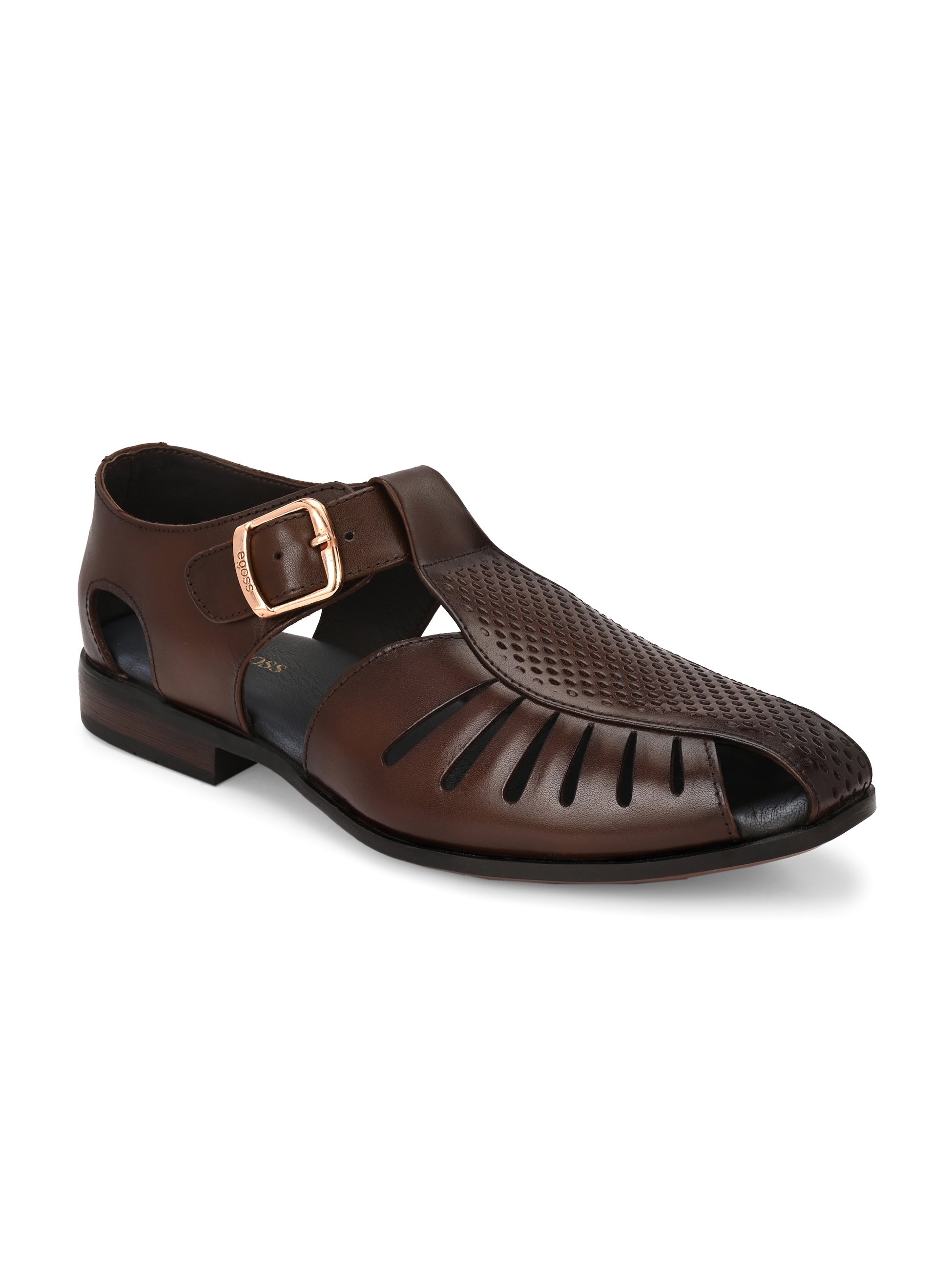 Egoss Shoes Egoss Gold Peshawari Sandals For Men - view 2