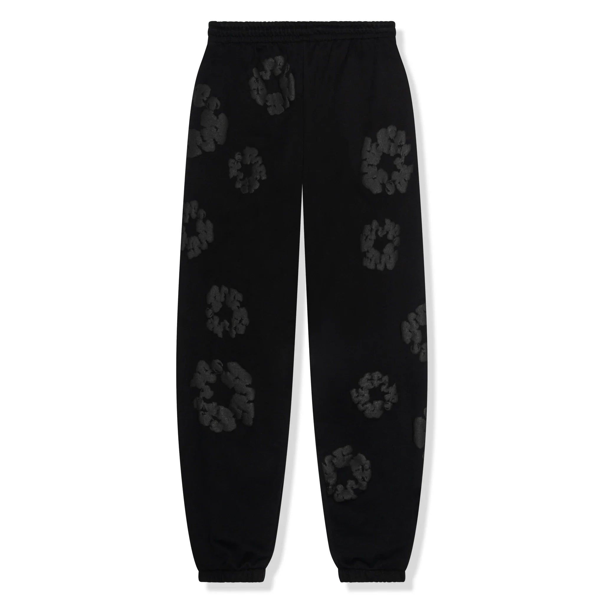 Denim Tears Cotton Wreath Black Monochrome Sweatpants - view 2