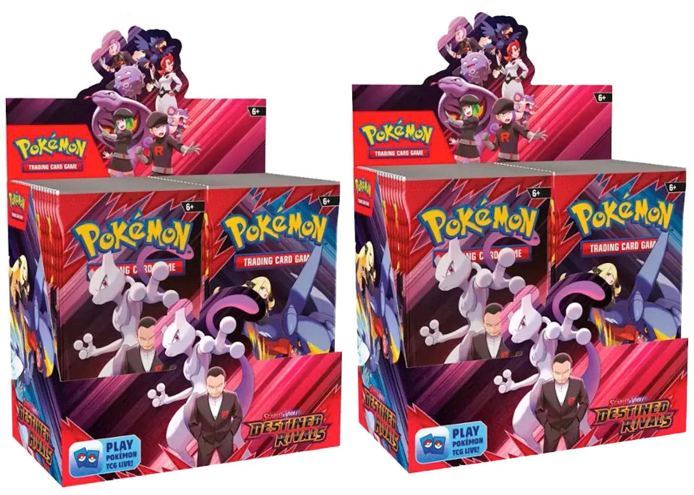 Scarlet violet destined – 2025 Pokémon Scarlet & Violet Destined Rivals Booster Box 2x Lot