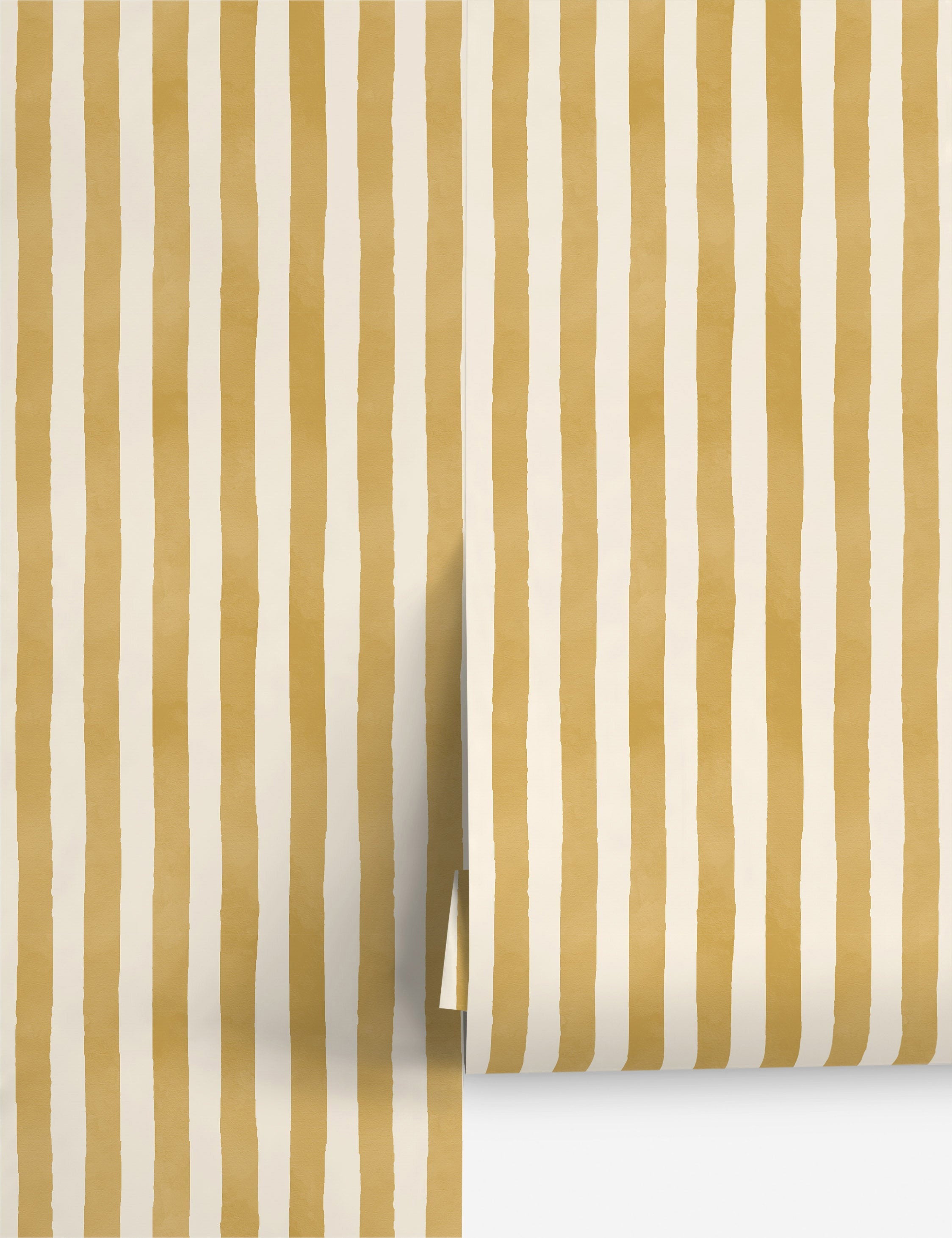 Lulu and Georgia Painterly Stripe Wallpaper by Sarah Sherman Samuel - view 2