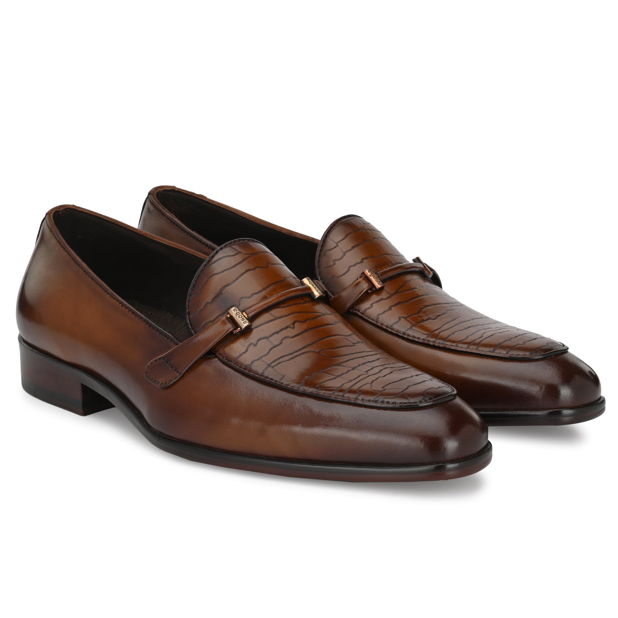 egoss-shoes Buckled Formal Loafers For Men by Egoss - view 2