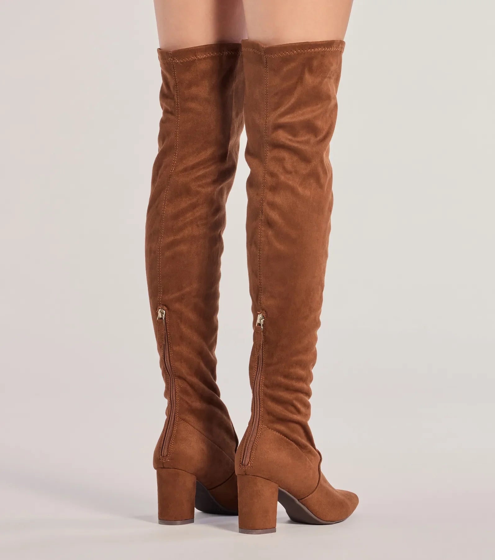 Windsor Feelin' Fab Faux Suede Over-The-Knee Boots - view 8