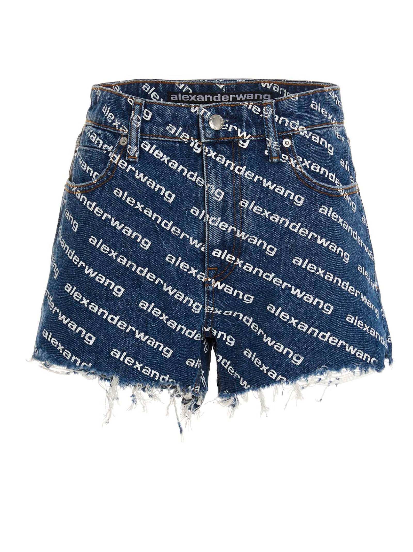 Denim X Alexander Wang Bite Shorts – 100% cotton