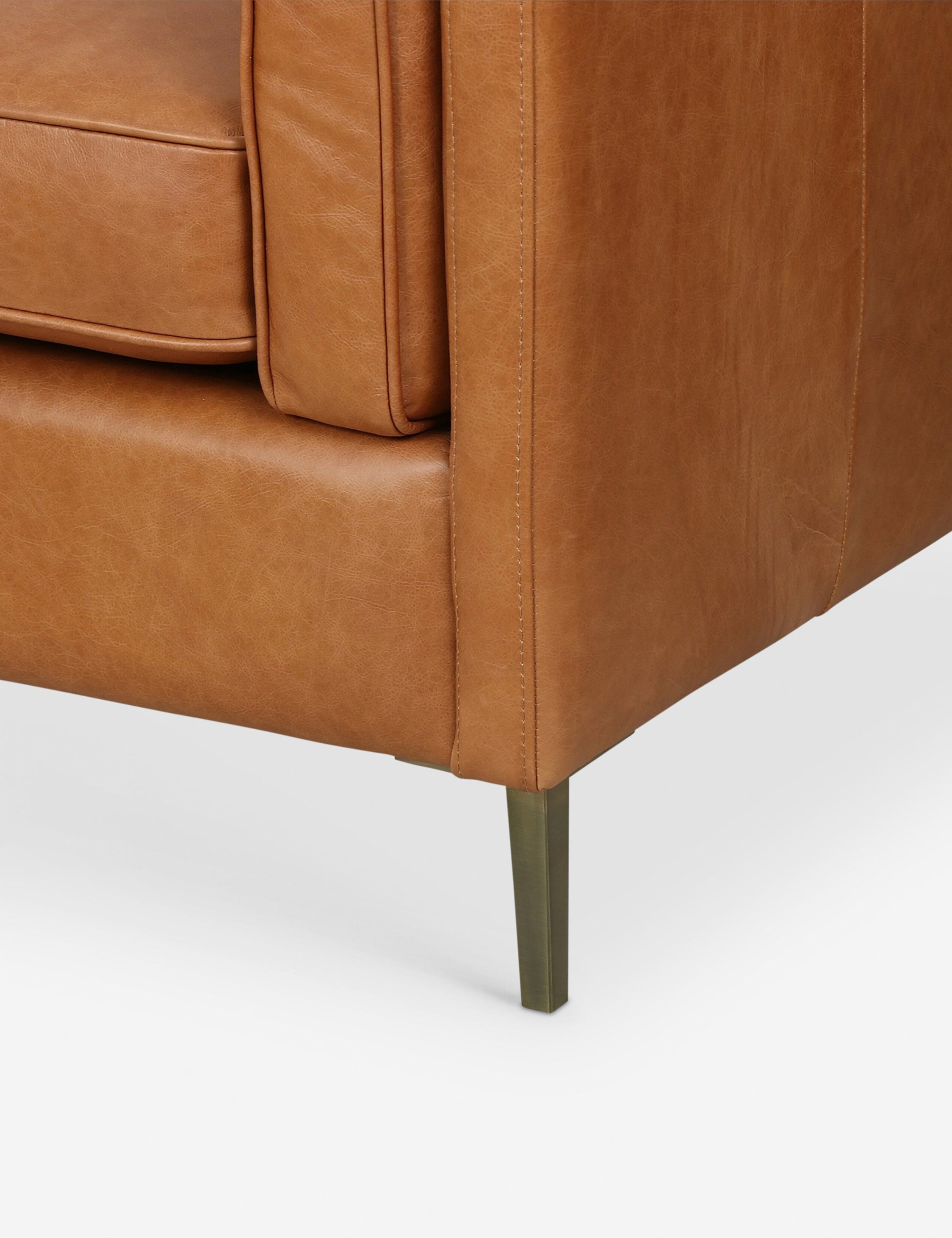 Lulu and Georgia Orielle Leather Sofa - view 8