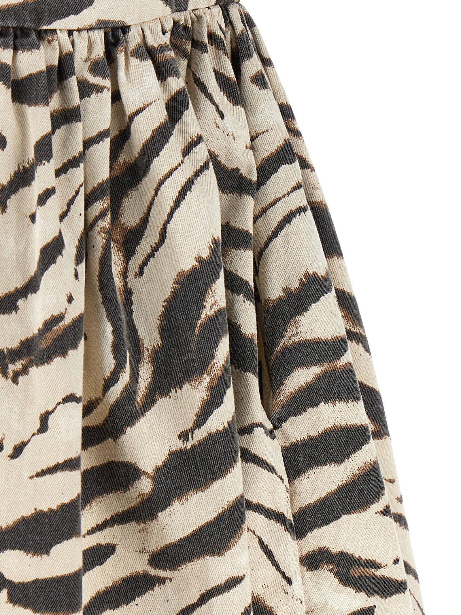 Ganni Zebra Denim Dress – 100% organic cotton - view 4