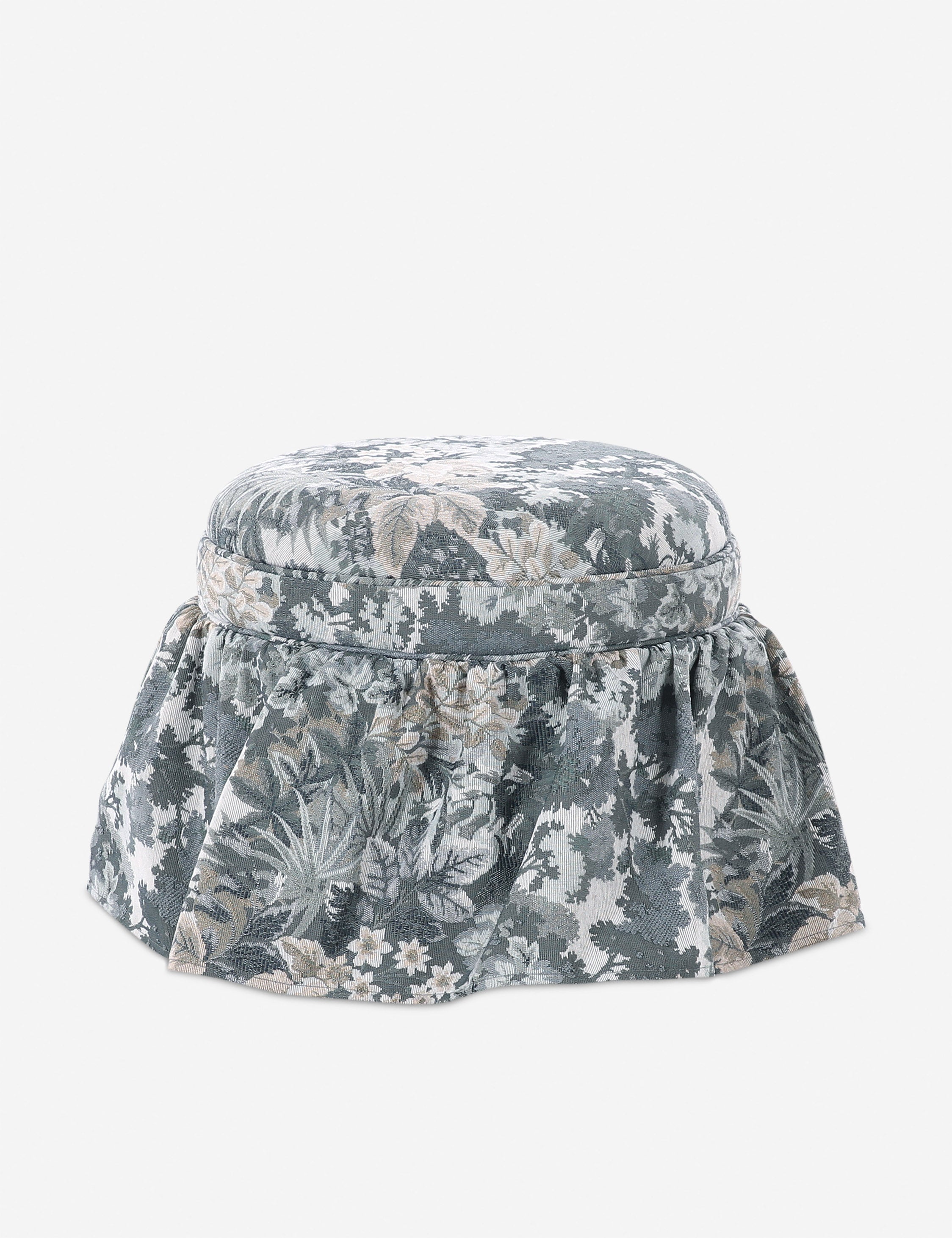 Lulu and Georgia Tompkins Round Storage Ottoman