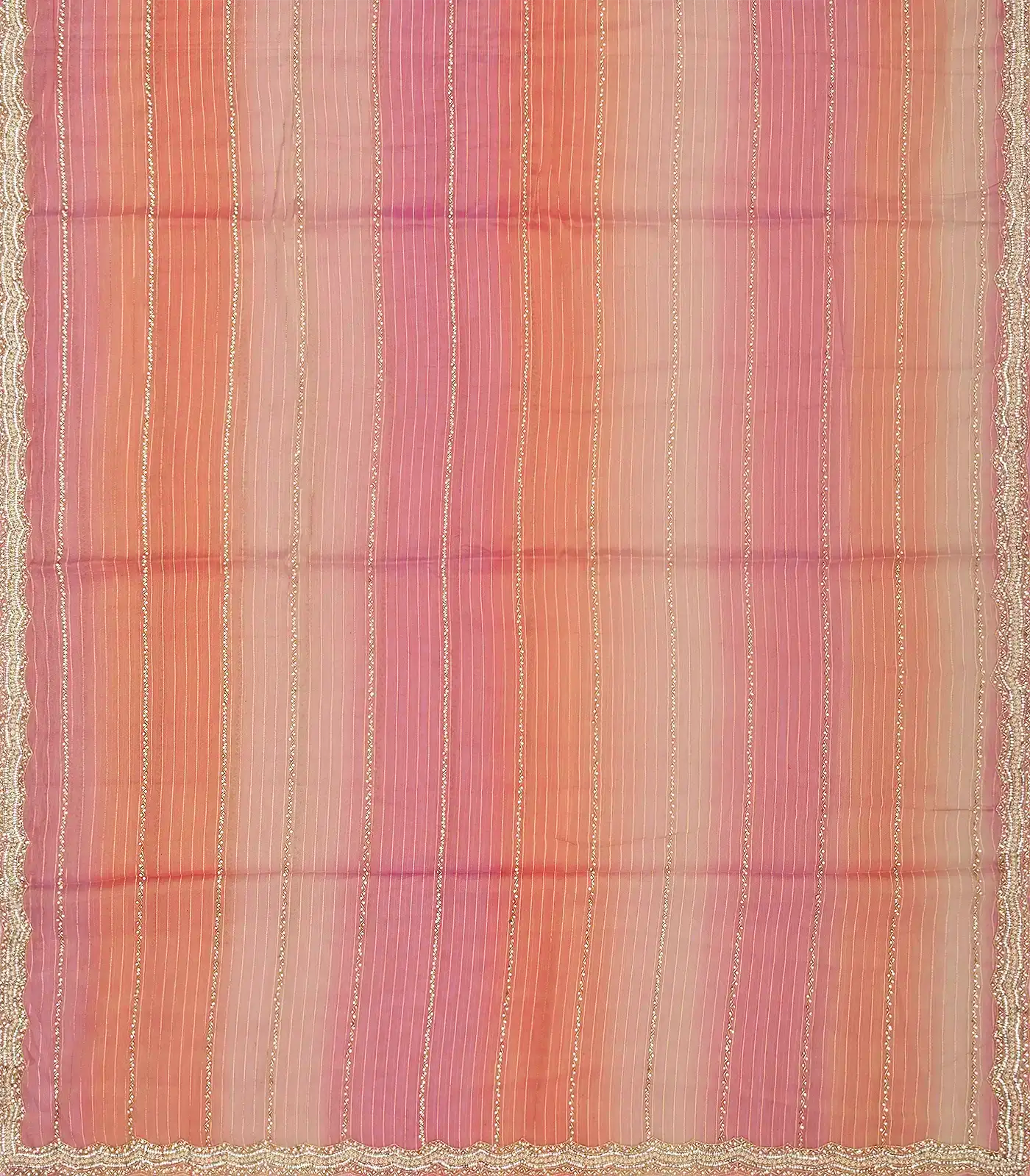 RmKV Multi Colour Woven Tissue Saree With Embroidery Stripes - view 5