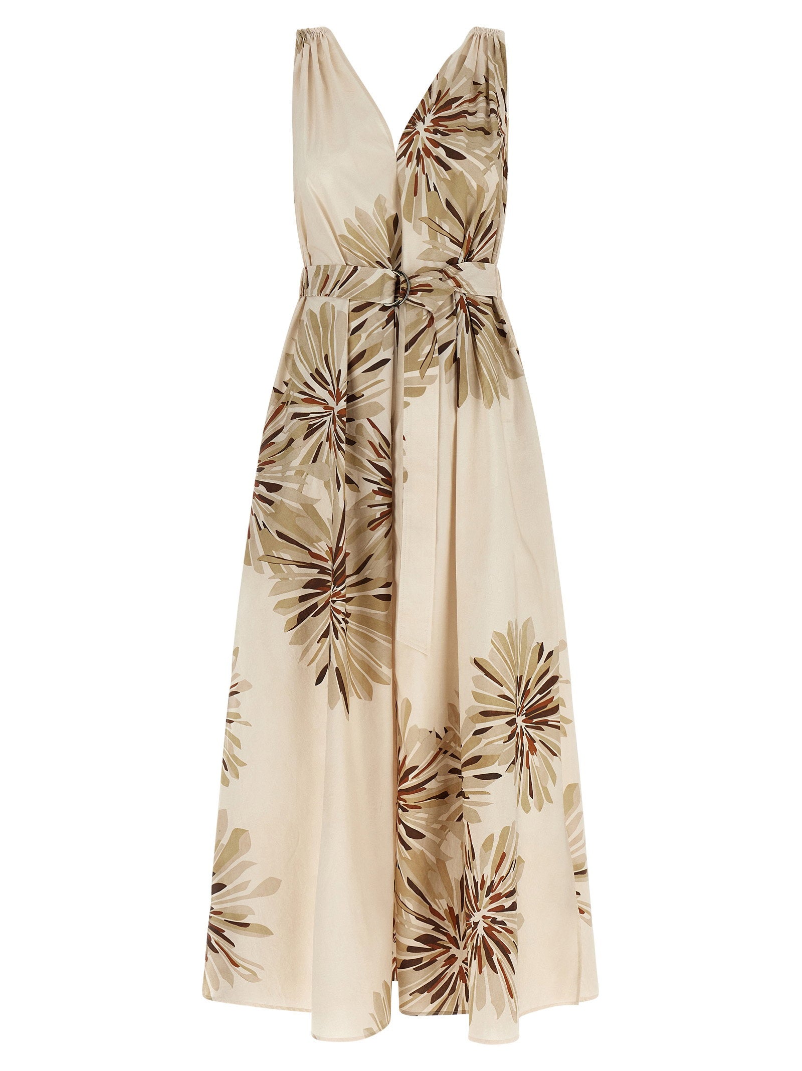 Brunello Cucinelli Bloom Print Dress – 100% cotton