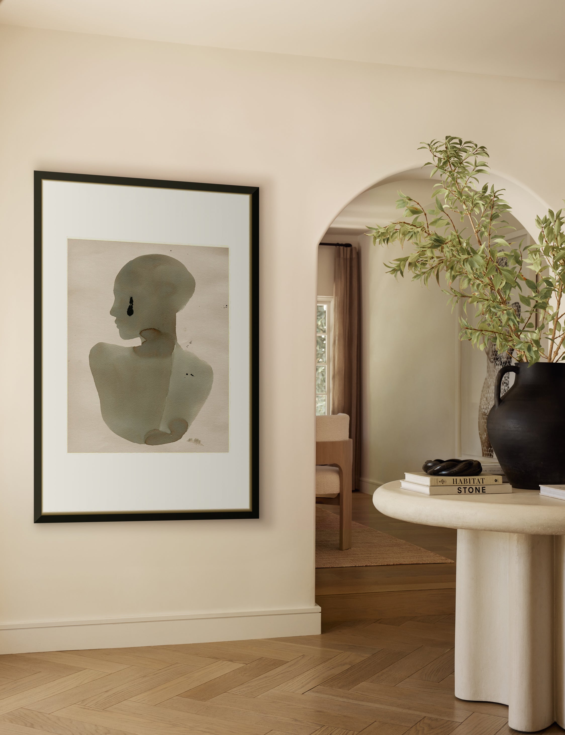 Lulu and Georgia Sara Singh - Back Drop Wall Art by Stampa - view 7