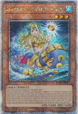 Abyssrhine the atlantean – Yu-Gi-Oh! Abyssrhine, the Atlantean Spirit - ROTA-EN017 - Quarter Century Secret Rare - 1st Edition