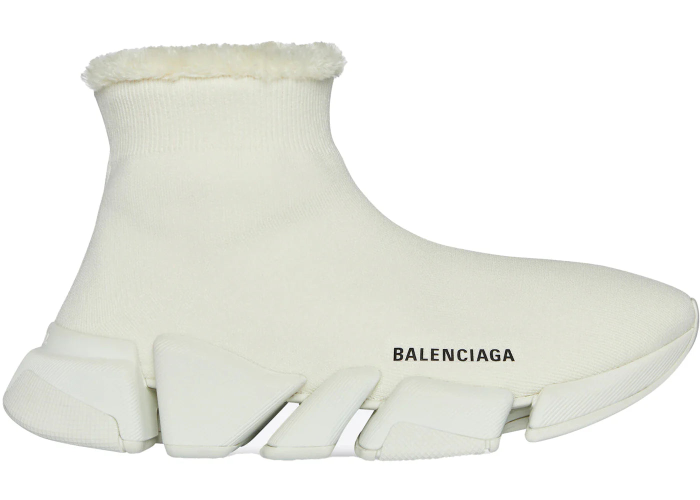 Speed 2 0 – Balenciaga Speed 2.0 Recycled Knit Fake Fur Beige (Women'S)