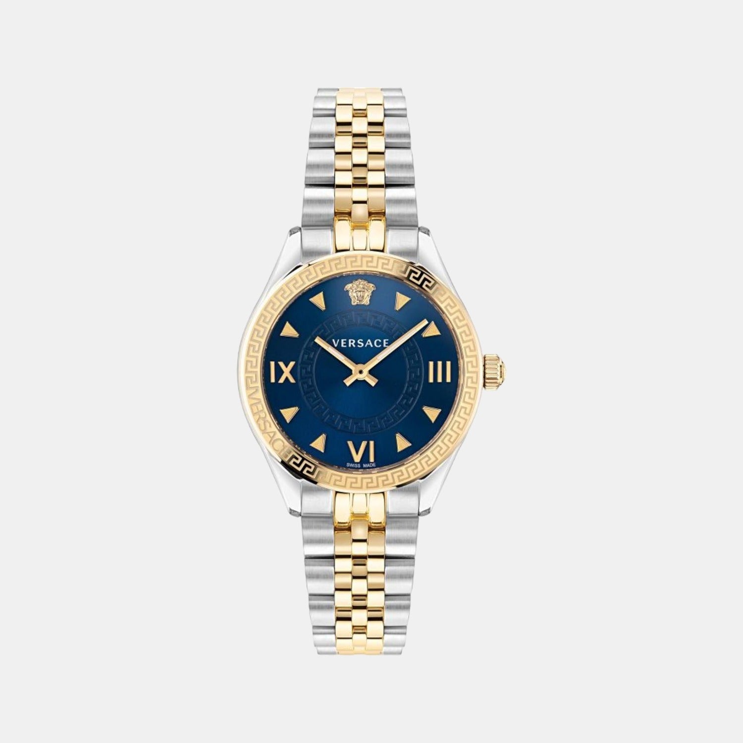 Versace Hellenyium Women Quartz Blue Dial Analog Stainless Steel Watch VE2S00522