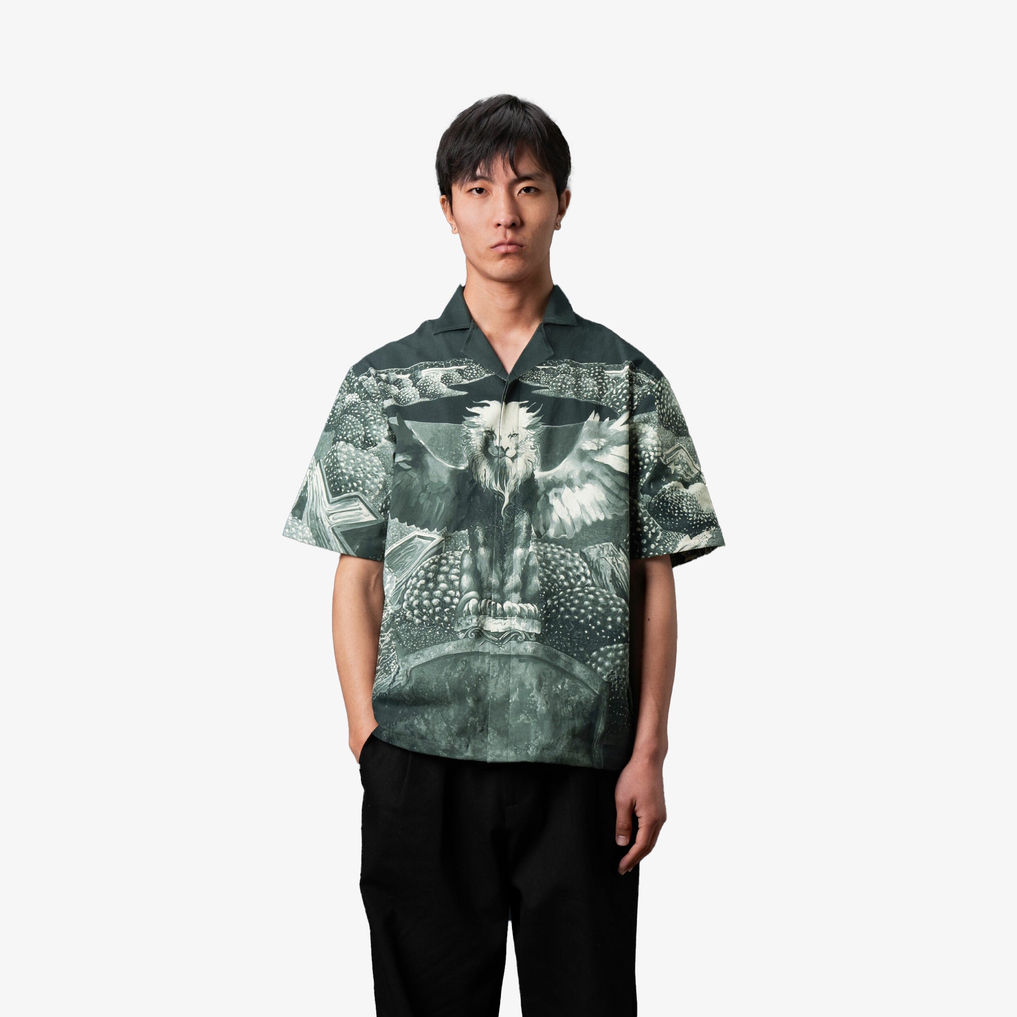 Almost Gods | Mirage Shirt In Twill { Black