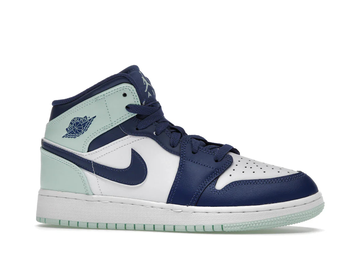 Nike Air Jordan 1 Mid 'Mystic Navy Mint Foam' - view 2