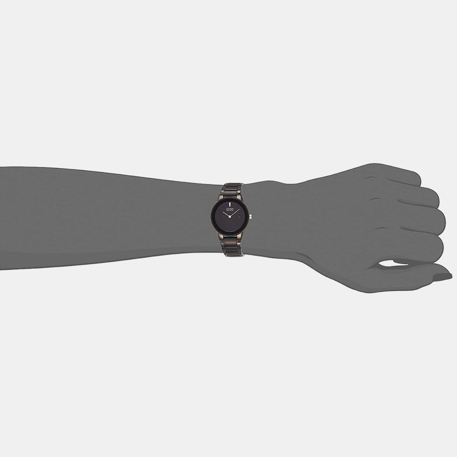 Citizen Axiom Women Quartz Black Dial Analog Stainless Steel Watch GA1055-57F - view 4