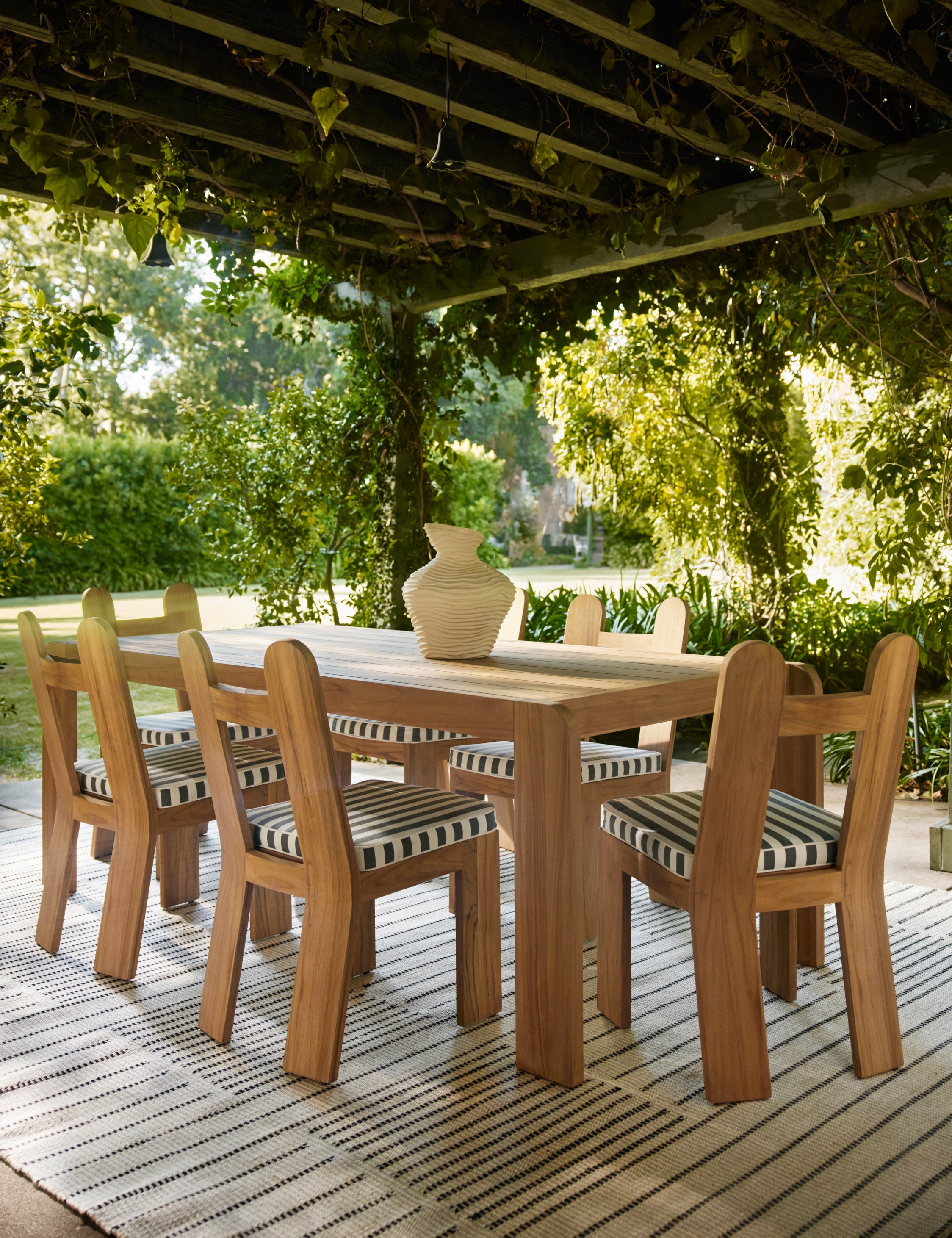 Lulu and Georgia Abbot Outdoor Dining Chair by Sarah Sherman Samuel - view 2