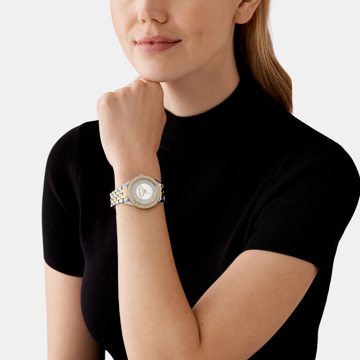 Michael Kors Harlowe Women Quartz Silver Dial Analog Stainless Steel Watch MK4811 - view 6