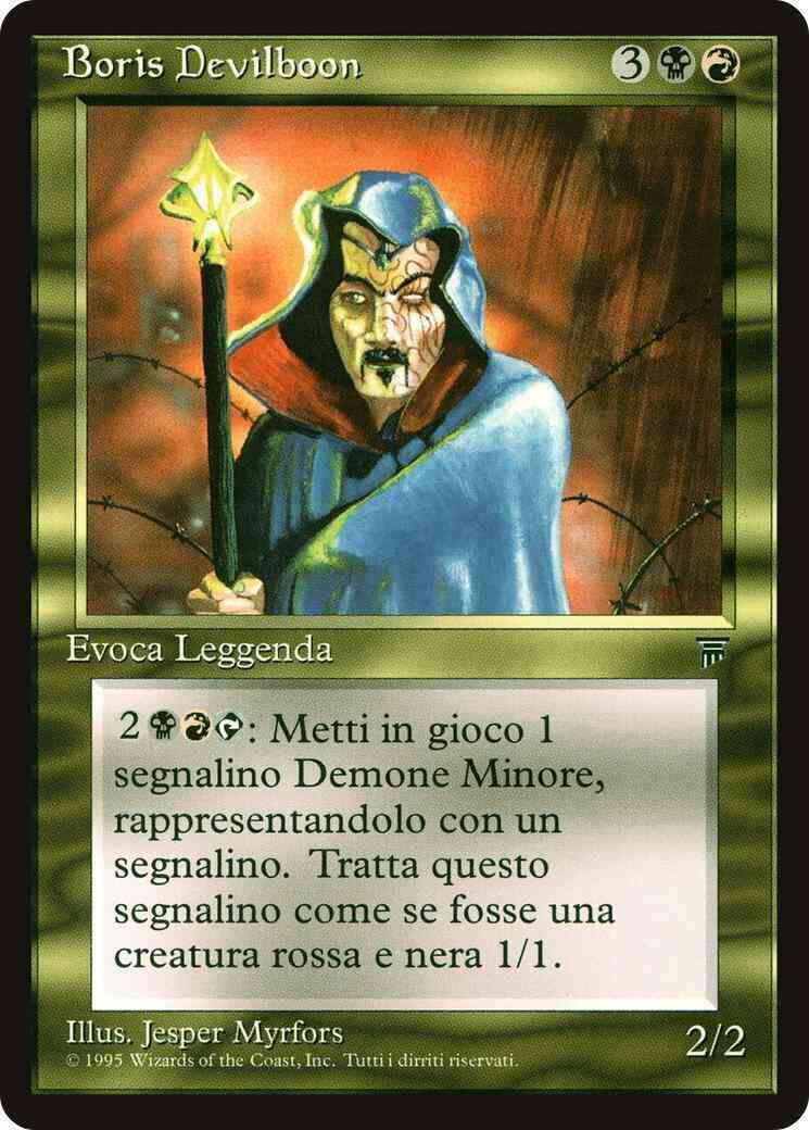 Italian 223 legends – Magic Boris Devilboon - Italian [223] [Legends: Italian] [Non-Foil]