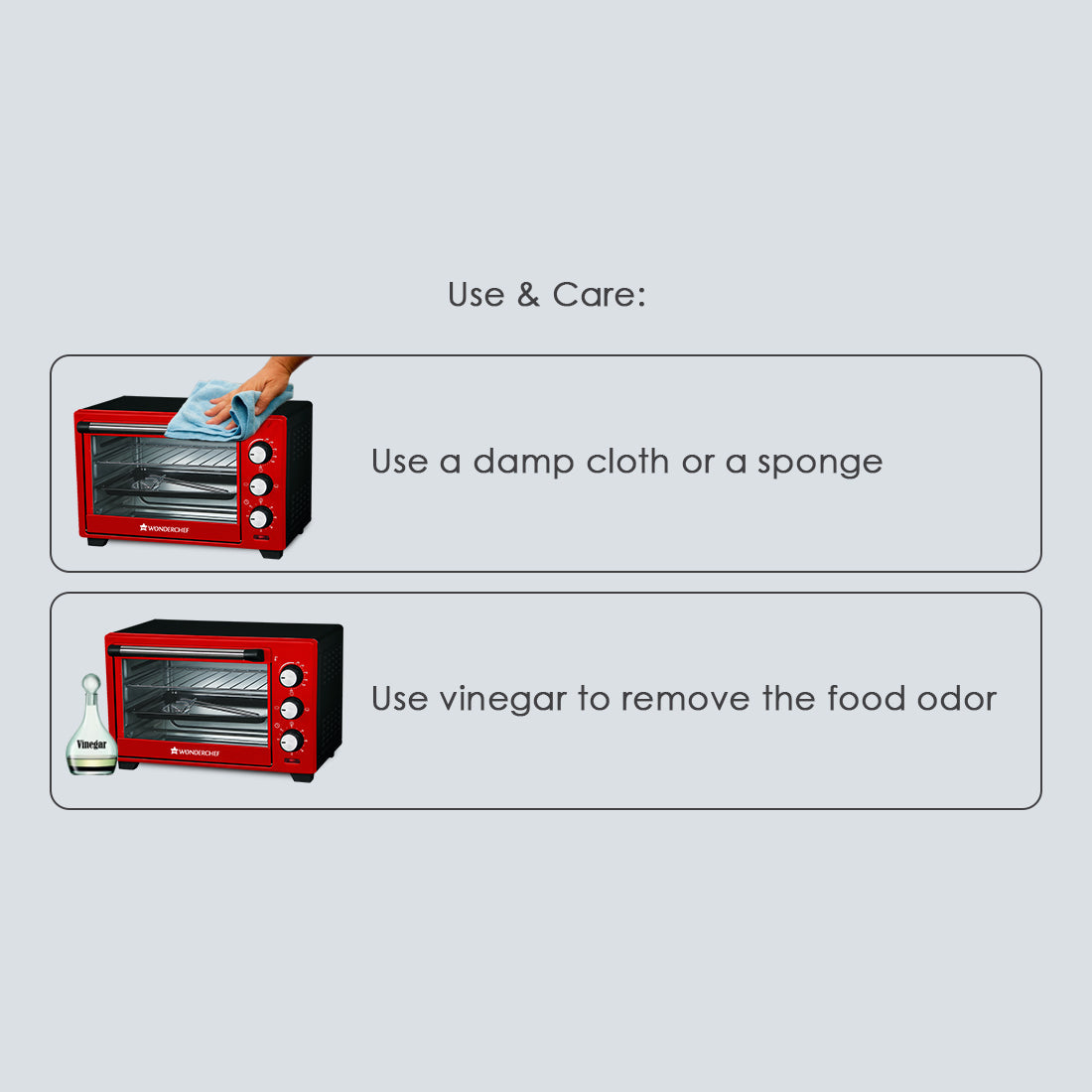 Wonderchef Renewed Oven Toaster Griller (OTG) Crimson Edge - 19 Litres Auto-shut Off - view 15