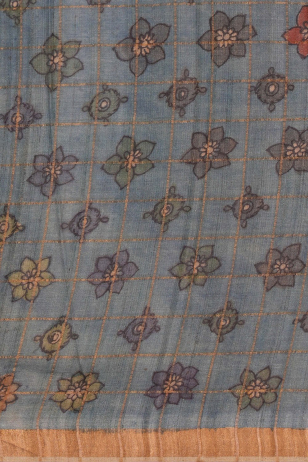 Kalanjali Kalamkari Hand-Painted Saree – Women's - view 4
