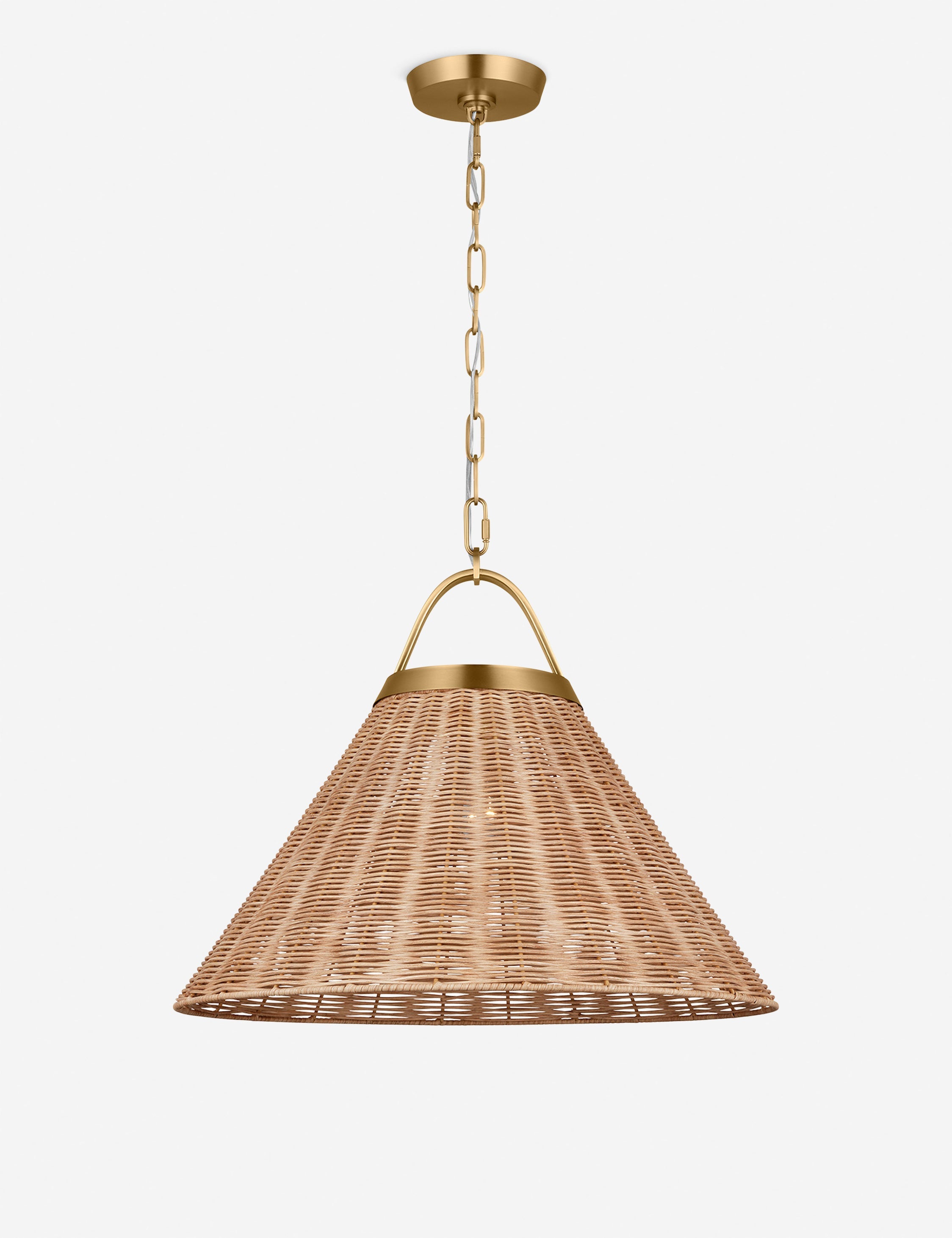 Lulu and Georgia Piala Pendant Light – Burnished Brass - view 3