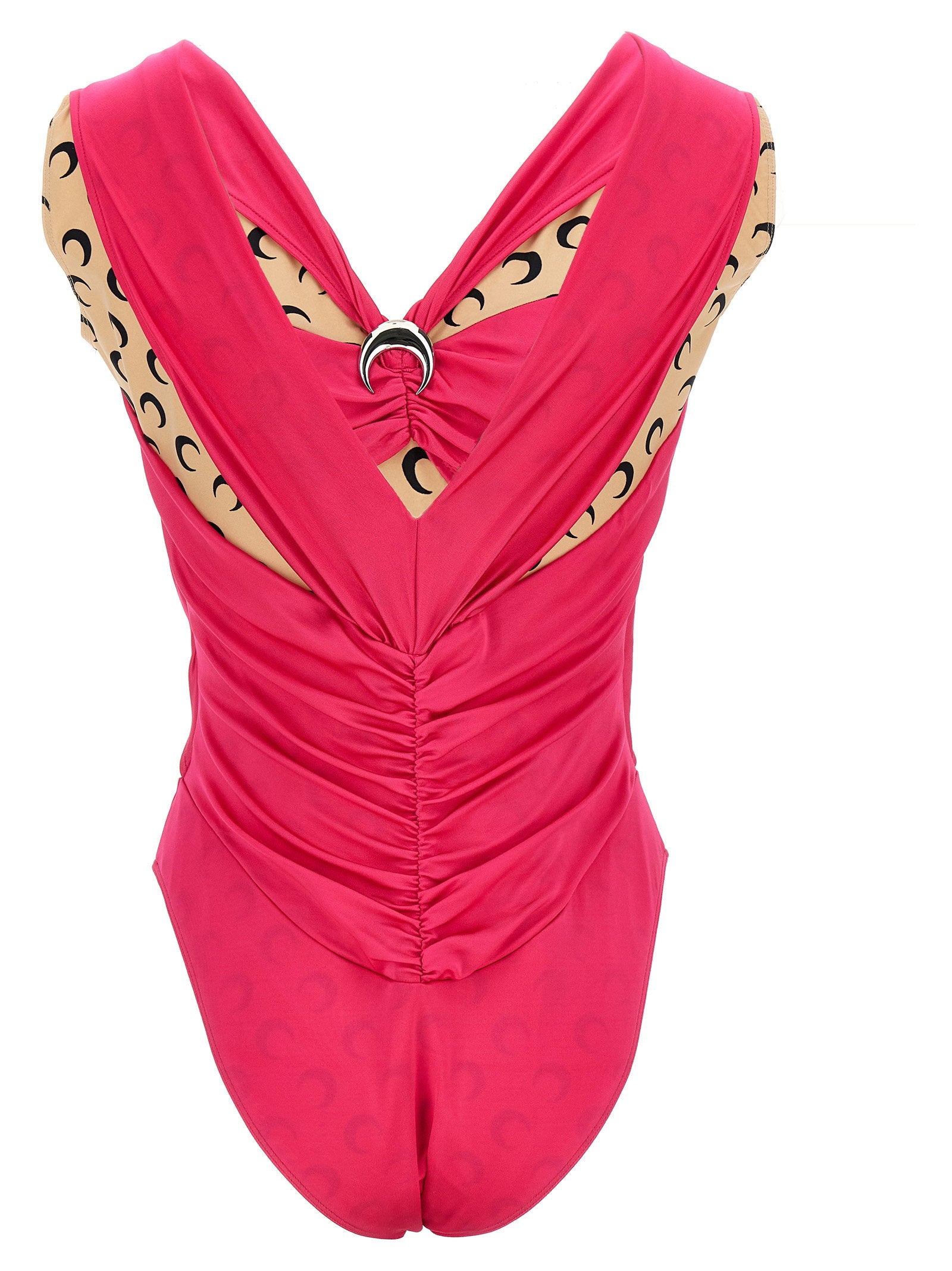 Marine Serre Logo Bodysuit – 95% viscose, 5% elastane - view 2