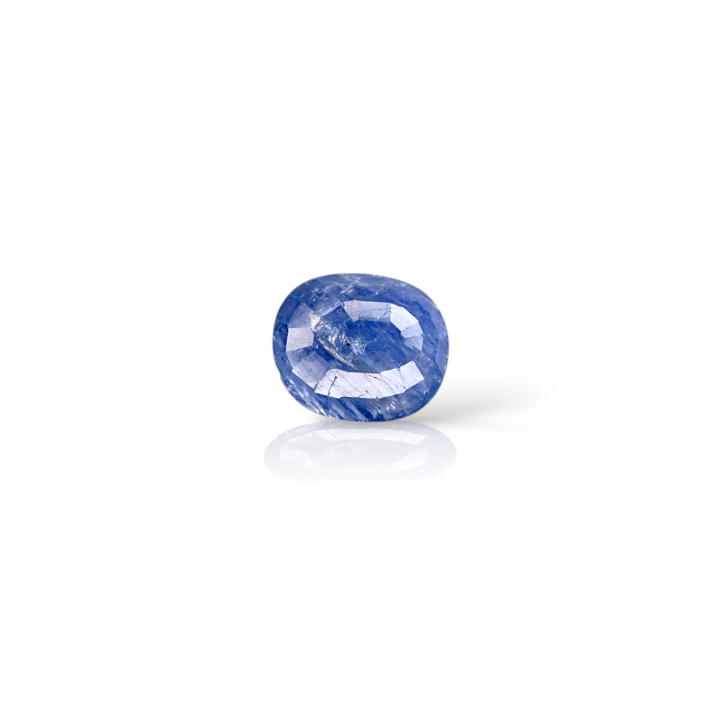 Gemsmantra Blue Sapphire - 4.04 Carats (4.444 Ratti) - view 2