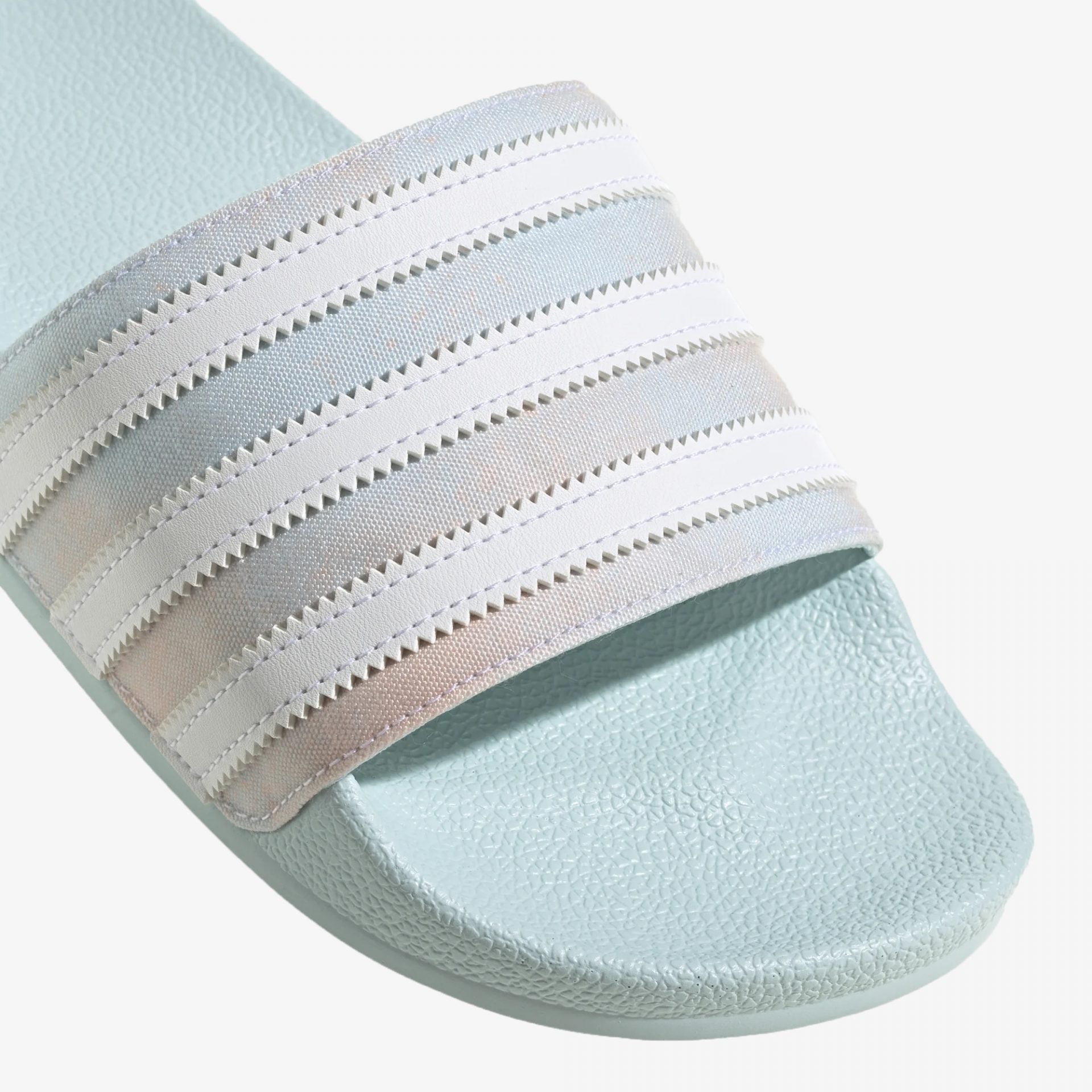 Adidas Originals | ADILETTE SLIDES { ALMOST BLUE / CLOUD WHITE - view 3