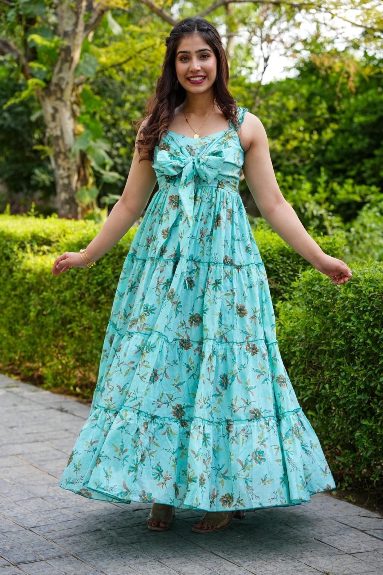Idaho-o Reyna Floor Lenght Dress