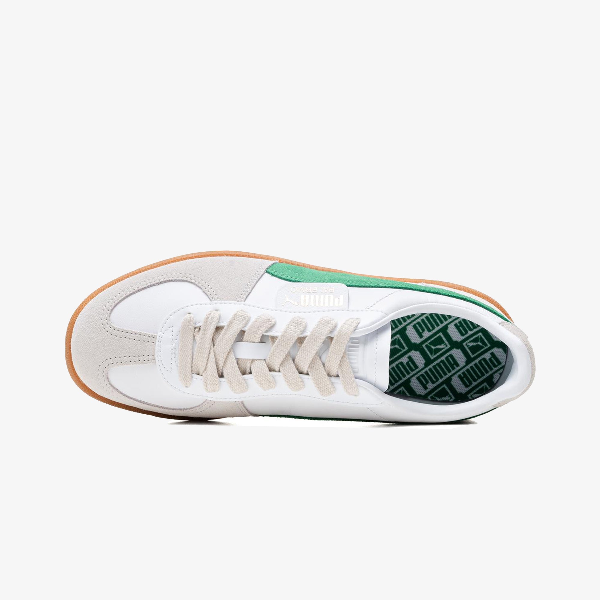 Puma | Palermo Lth { Puma White/green - view 2
