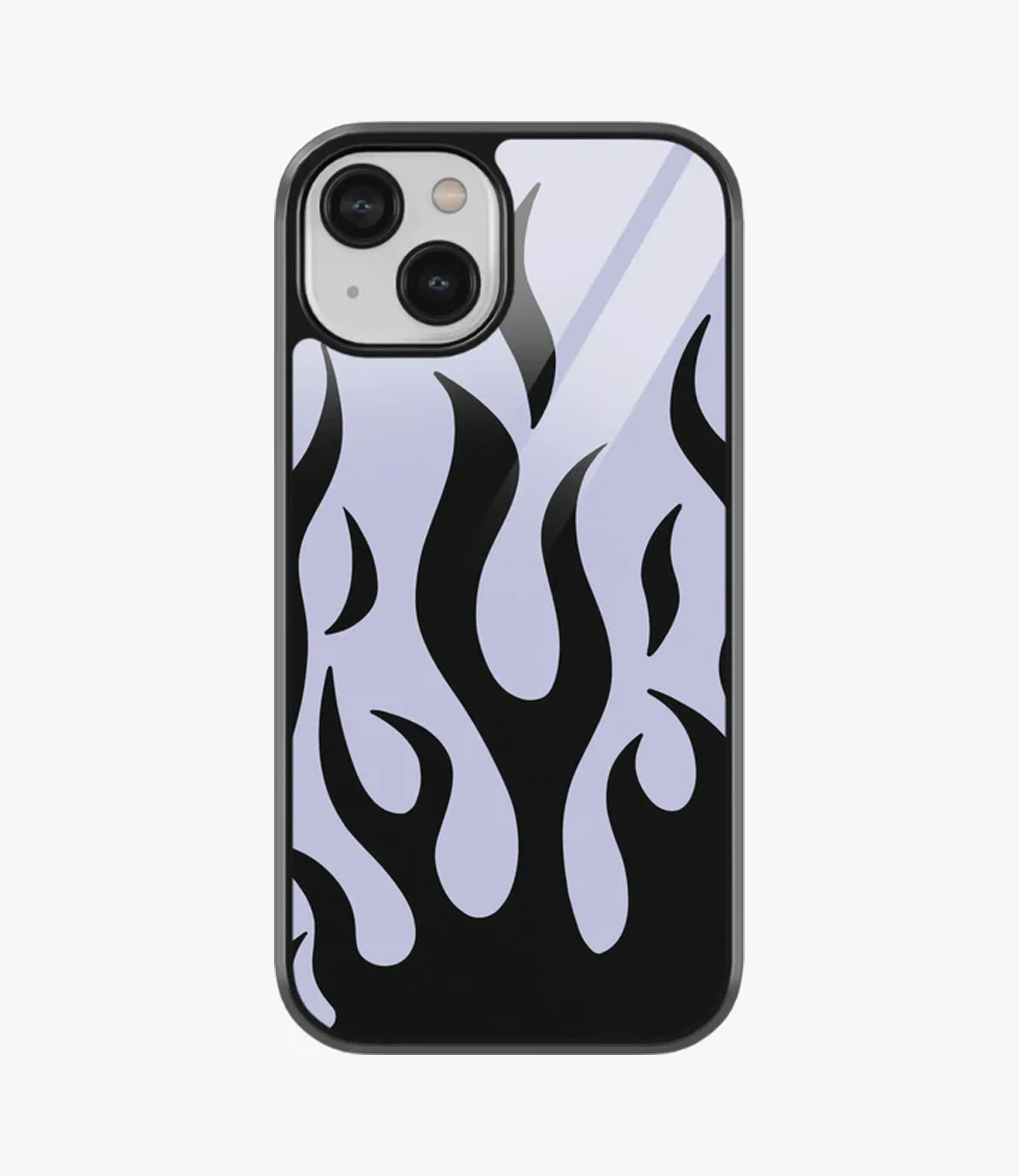 The Case Company Black/Grey Flame Metal Case for iPhone 14 Plus
