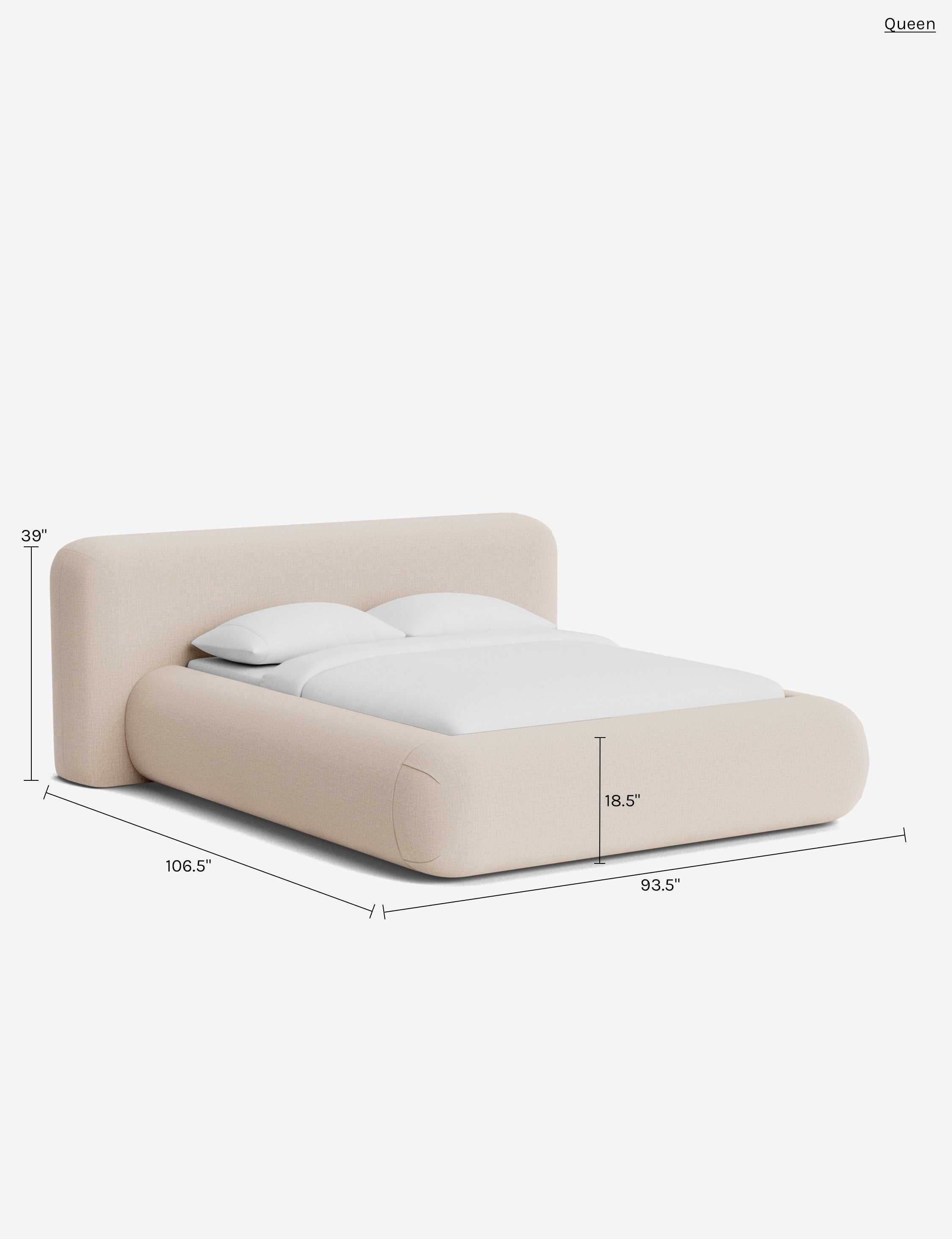 Lulu and Georgia Penley Rounded Platform Bed - view 227