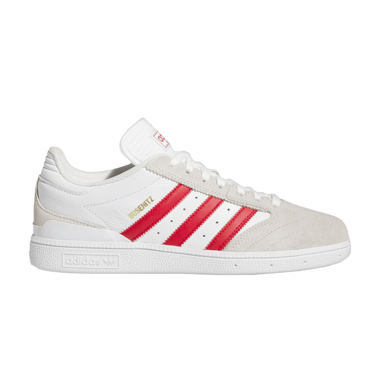 adidas Busenitz White Better Scarlet