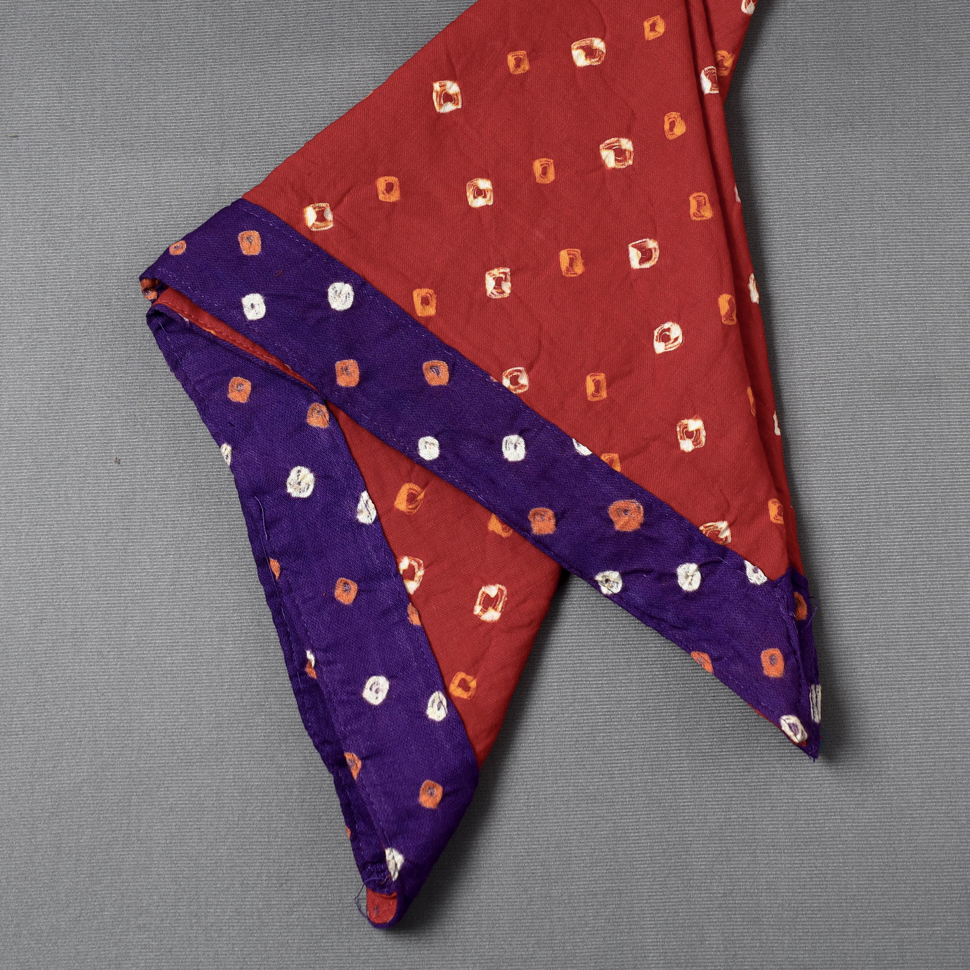 NOORI BAZAR Bandhani Tie-Dye Cotton Bandana - view 2